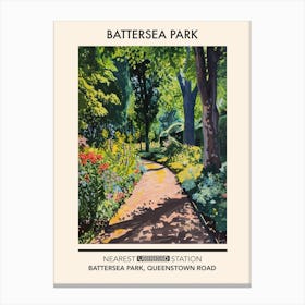 Battersea Park London Parks Garden 3 Canvas Print