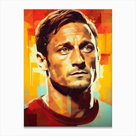 Francesco Totti (3) Canvas Print