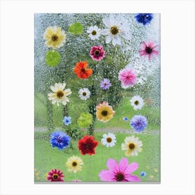 Flowers On A Rainy Day Canvas Print