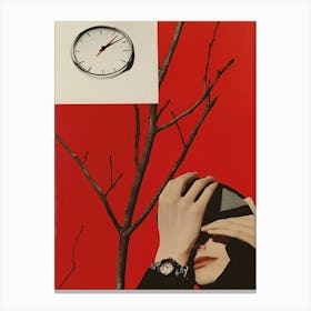 'The Clock' Canvas Print