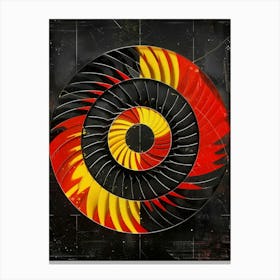 Spiral Vortex Canvas Print