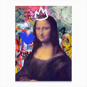 Mona Lisa 8 Canvas Print