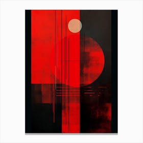 Minimalistic Abstract Geometry 8 Canvas Print