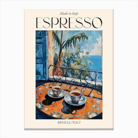 Brescia Espresso Made In Italy 4 Poster Canvas Print