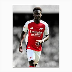 Bukayo Saka Arsenal 1 Canvas Print