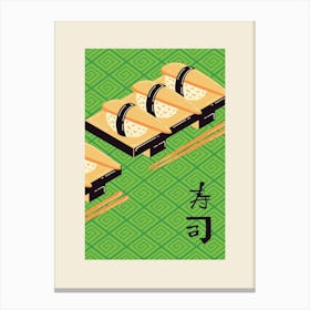 Kazunoko Sushi Canvas Print