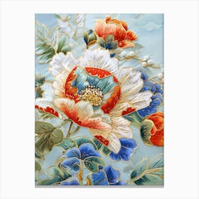 Chinese Floral Painting 3 Canvas Print