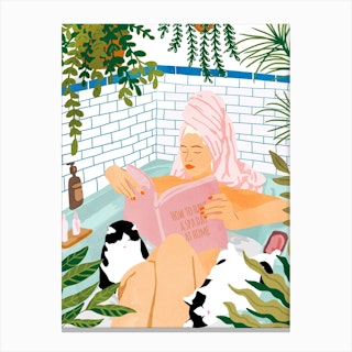 How To Have A Spa Day At Home Canvas Print
