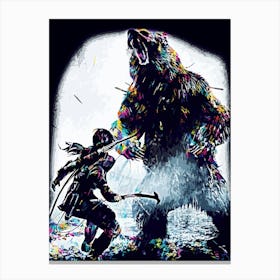 tom raider Canvas Print