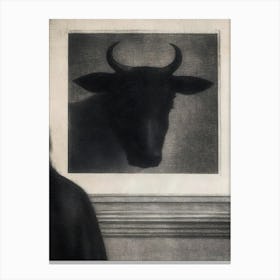 Cow'S Head Canvas Print