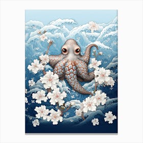 Star Sucker Pygmy Octopus 1 Canvas Print