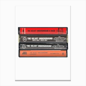 The Velvet Underground - Albums - Cassette Print Canvas Print