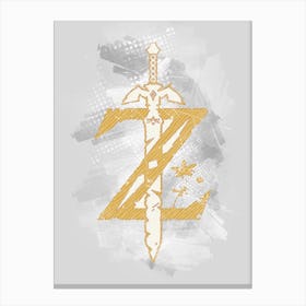 Zelda Breath Of The Wild Canvas Print