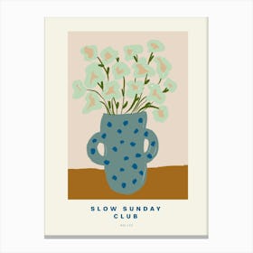 Slow Sunday Club 2 Canvas Print