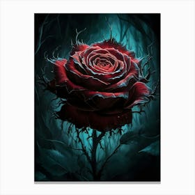 Dark Rose 1 Canvas Print