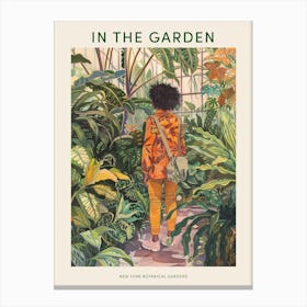 In The Garden Poster New York Botanical Gardens 2 Canvas Print