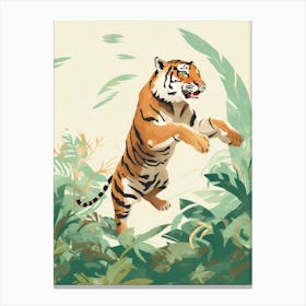 Tiger In The Jungle 37 Canvas Print