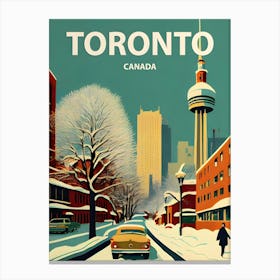 Toronto Canada Retro 1 Canvas Print