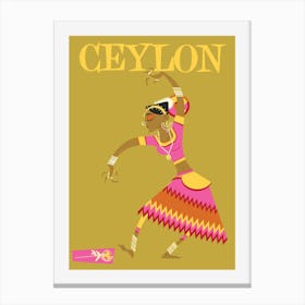 Fly Aeromundo Ceylon Canvas Print