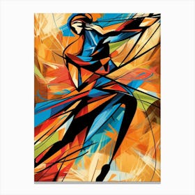 Abstract Dancer Canvas Print