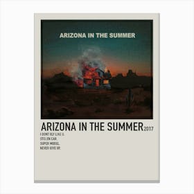 Arizona In The Summer 2017 Canvas Print