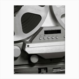 Reel to Reel Vintage Tape Recorder Canvas Print