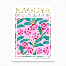 Nagoya Botanical Japanese Primrose Canvas Print