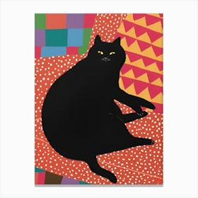 Black Cat 11 Canvas Print