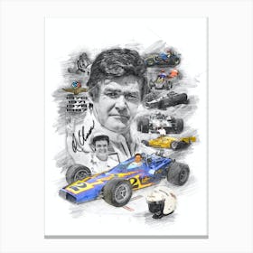 Al Unser Portrait Canvas Print