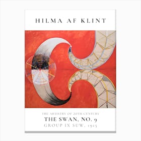 Hilma Af Klint Swan No 9 Canvas Print