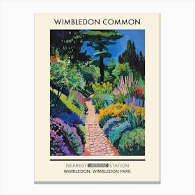 Wimbledon Common London Parks Garden 2 Canvas Print