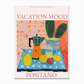 Vacation Mood Positano Canvas Print