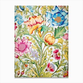 Floral Wallpaper 45 Canvas Print