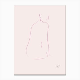 Nude Series Pink 04 Canvas Print