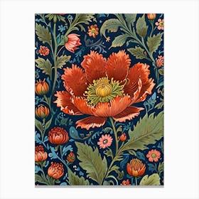 William Morris Russian Folk Art Canvas Print