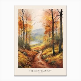 The Great Glen Way Scotland Uk Trail Poster Canvas Print