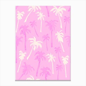 Puerto Escondido in Pink Canvas Print