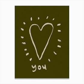 You (Heart) Canvas Print