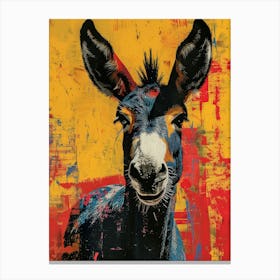 Donkey Canvas Print