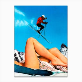 Ski Jump Canvas Print