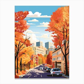 Ottawa In Autumn Fall Travel Art 2 Canvas Print