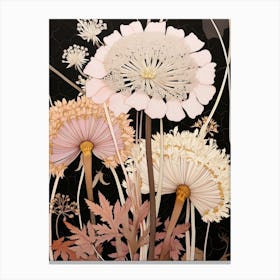 Flower Illustration Queen Annes Lace 8 Canvas Print