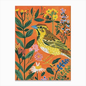 Spring Birds Yellowhammer 1 Canvas Print