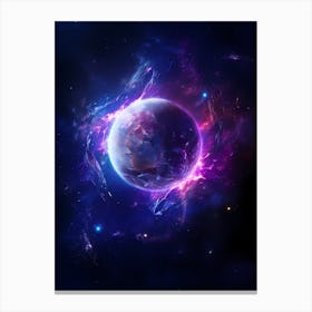 Planet In Space 1 Canvas Print