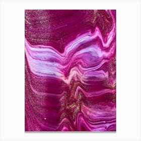 Purple Marble 1 Canvas Print