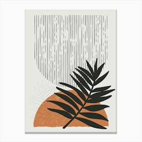 Palm Leaf Canvas Print