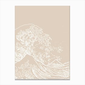 Great Wave Off Kanagawa 4 Canvas Print