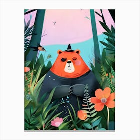 Luxmango Angry Daddy Bear Canvas Print