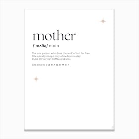 Mother Canvas Print