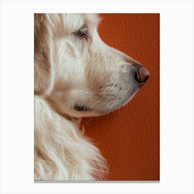 Portrait Of A Dog. Generated AI. Art Print 1 Canvas Print